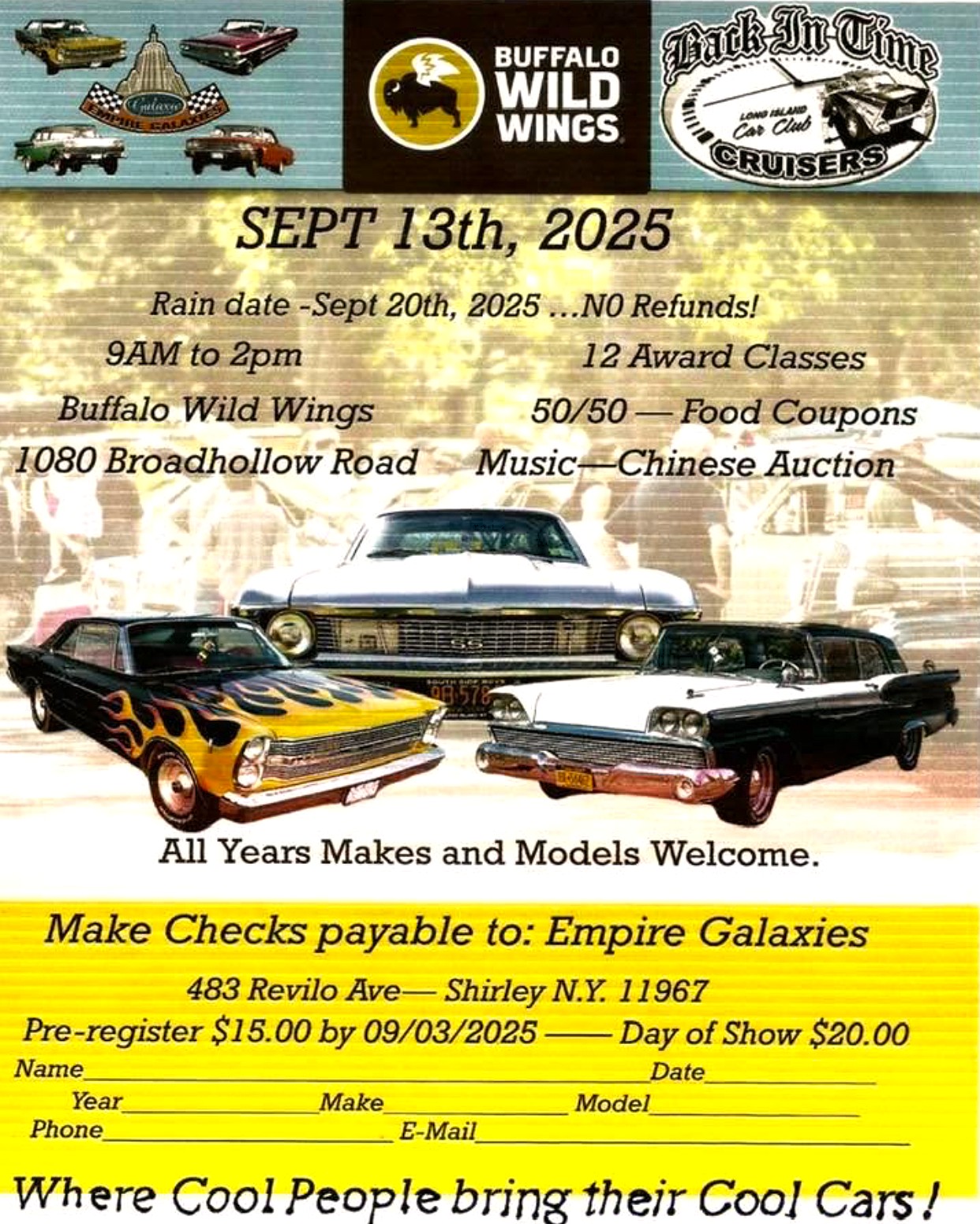 Back In Time Cruisers Cool Car Show, Farmingdale, NY