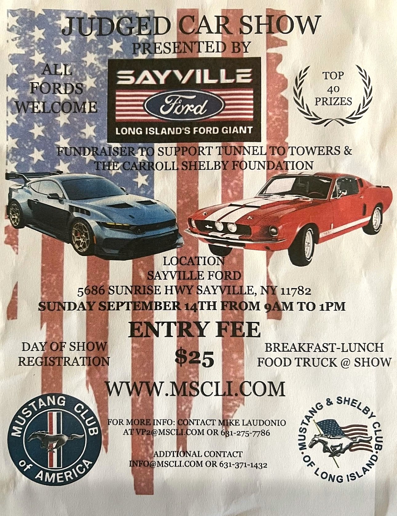 Sayville Ford Judged Car Show, Sayville, NY