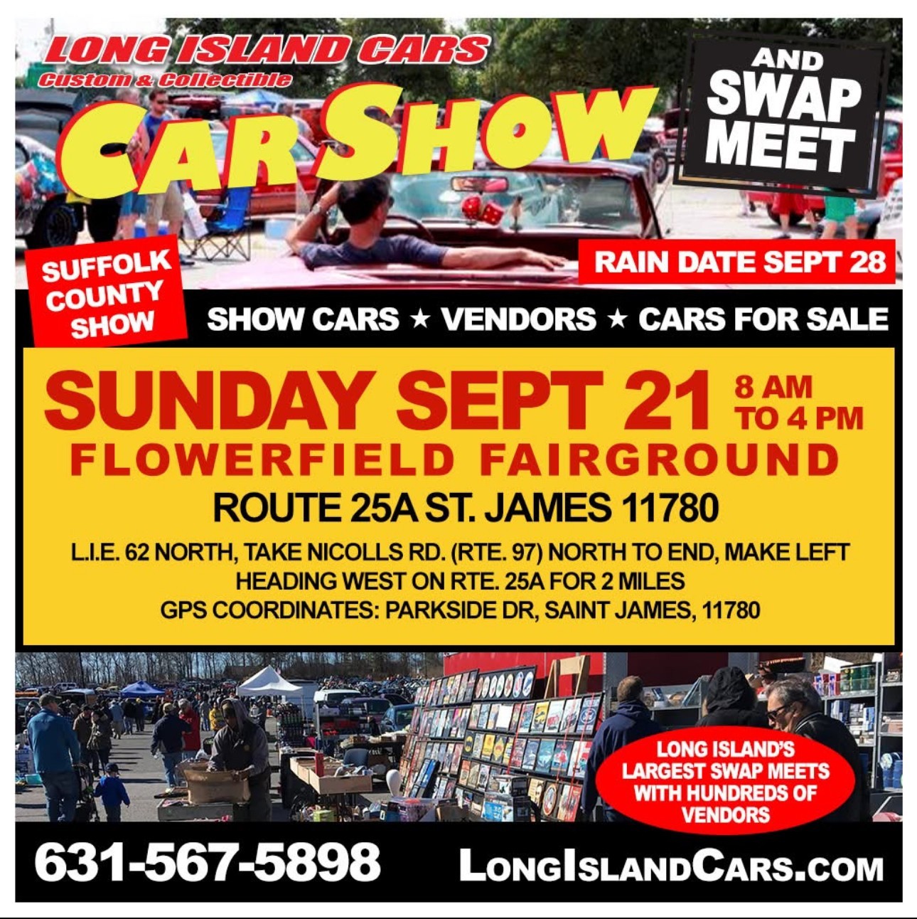 LI Cars Car Show & Swap Meet, St. James, NY