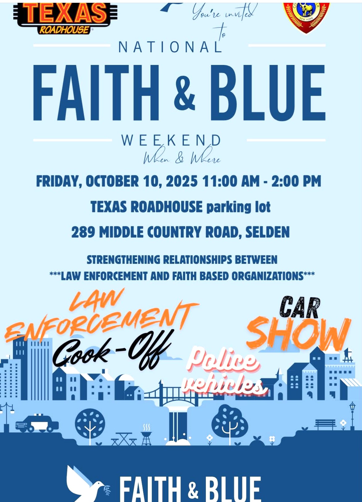 National Faith & Blue Car Show, Selden, NY