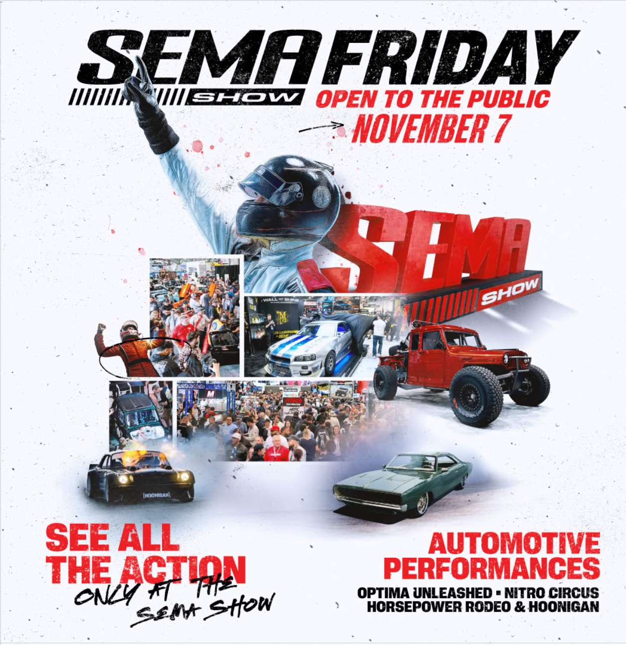SEMA Friday Show Open to the Public, Las Vegas, NV