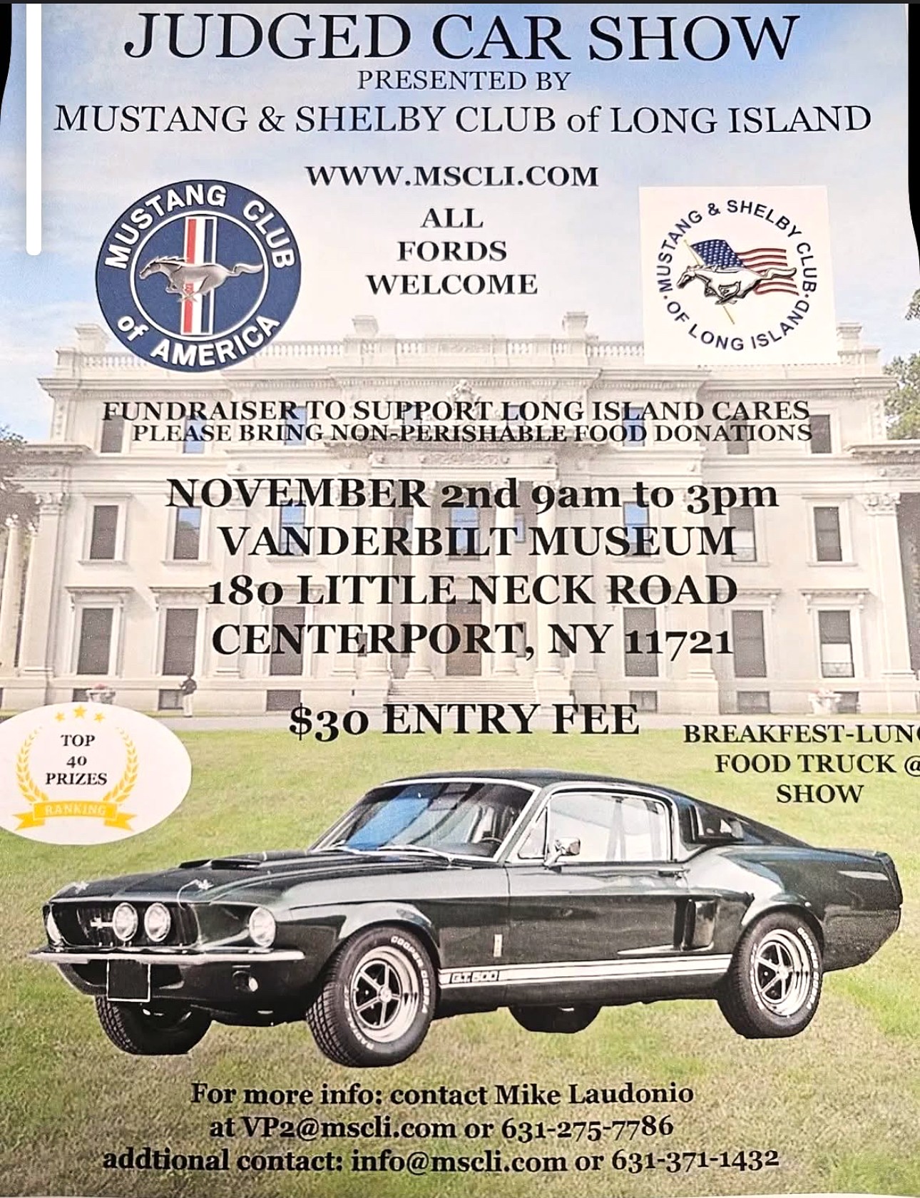 Mustangs at the Vanderbilt Museum, Centerport, NY