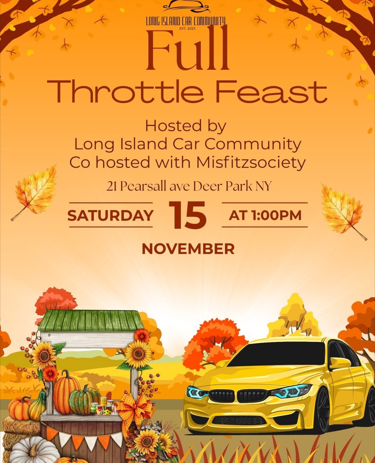 The LI Car Community Full Throttle Car Show & Feast, Deer Park, NY