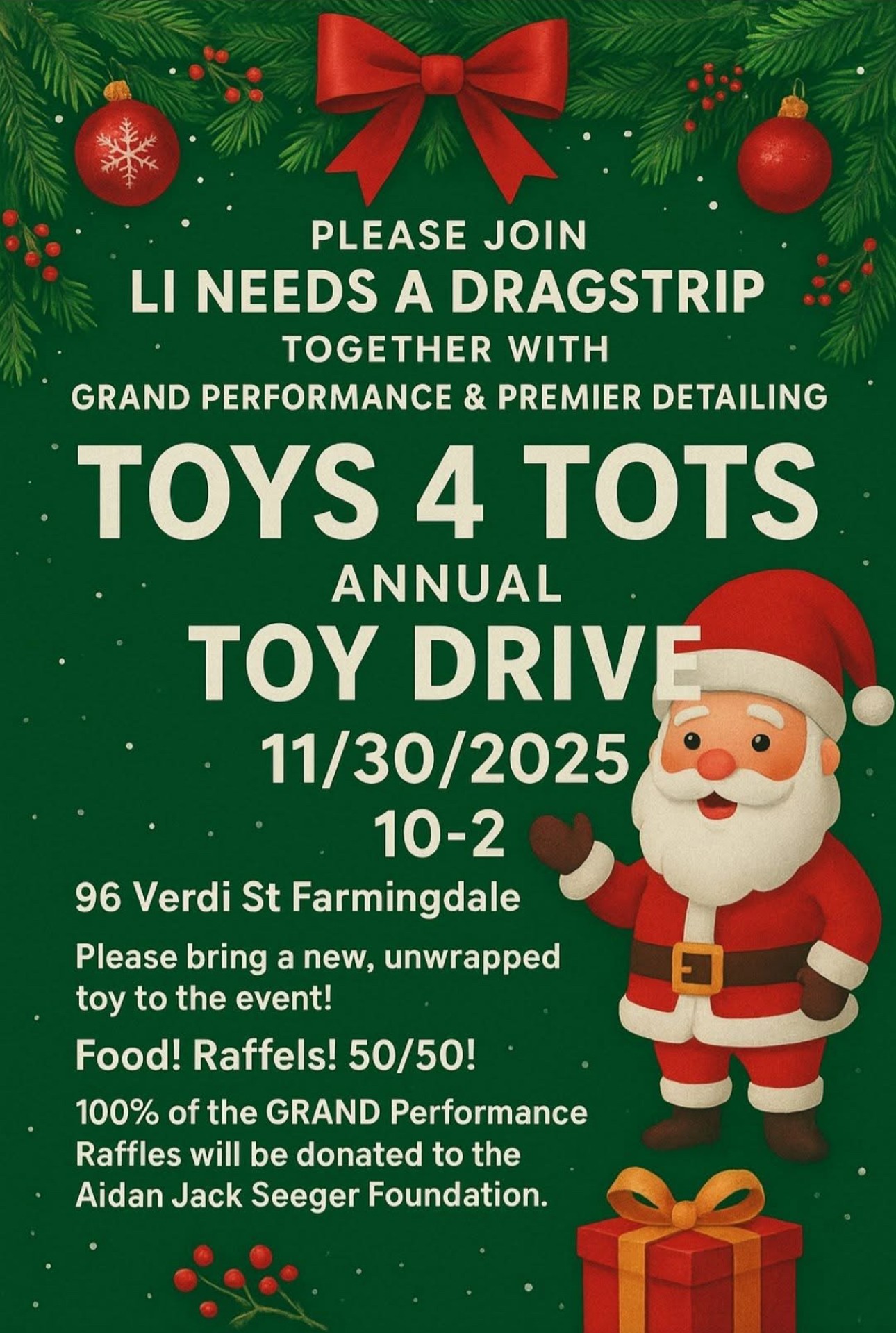 The Annual Toys for Tots Toy Drive, Farmingdale, NY