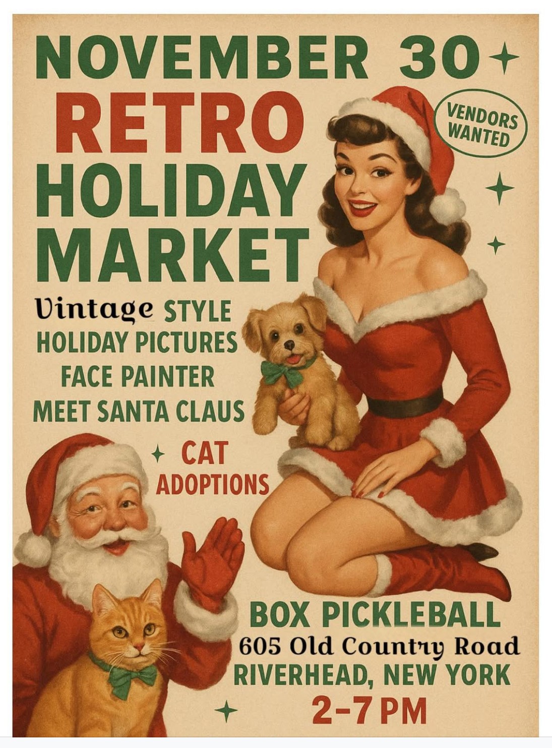 The Retro Holiday Market, Riverhead, NY