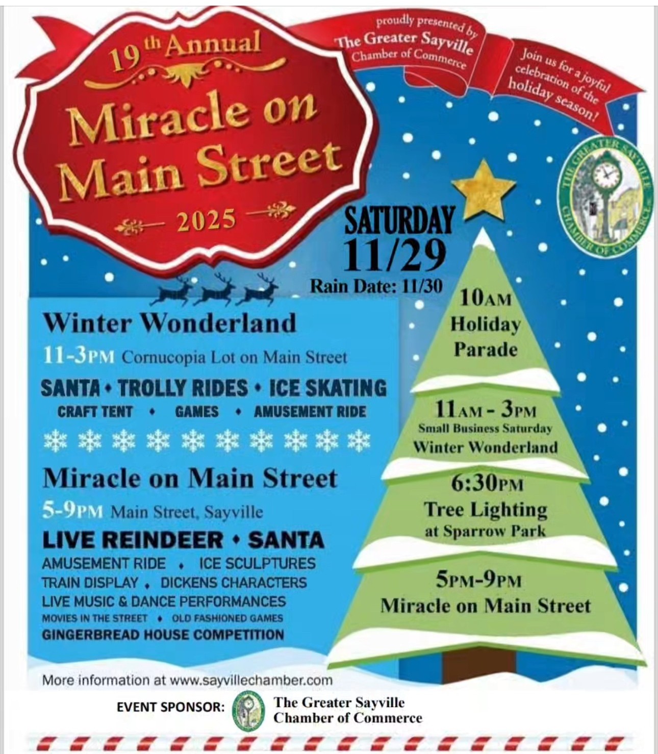 The 19th Annual Miracle on Main Street, Sayville, NY
