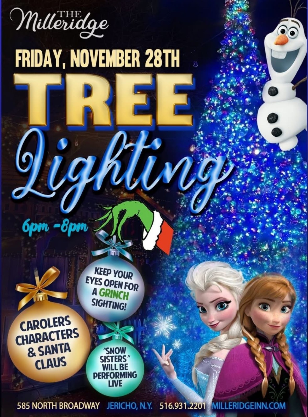 The Milleridge Tree Lighting, Jericho, NY