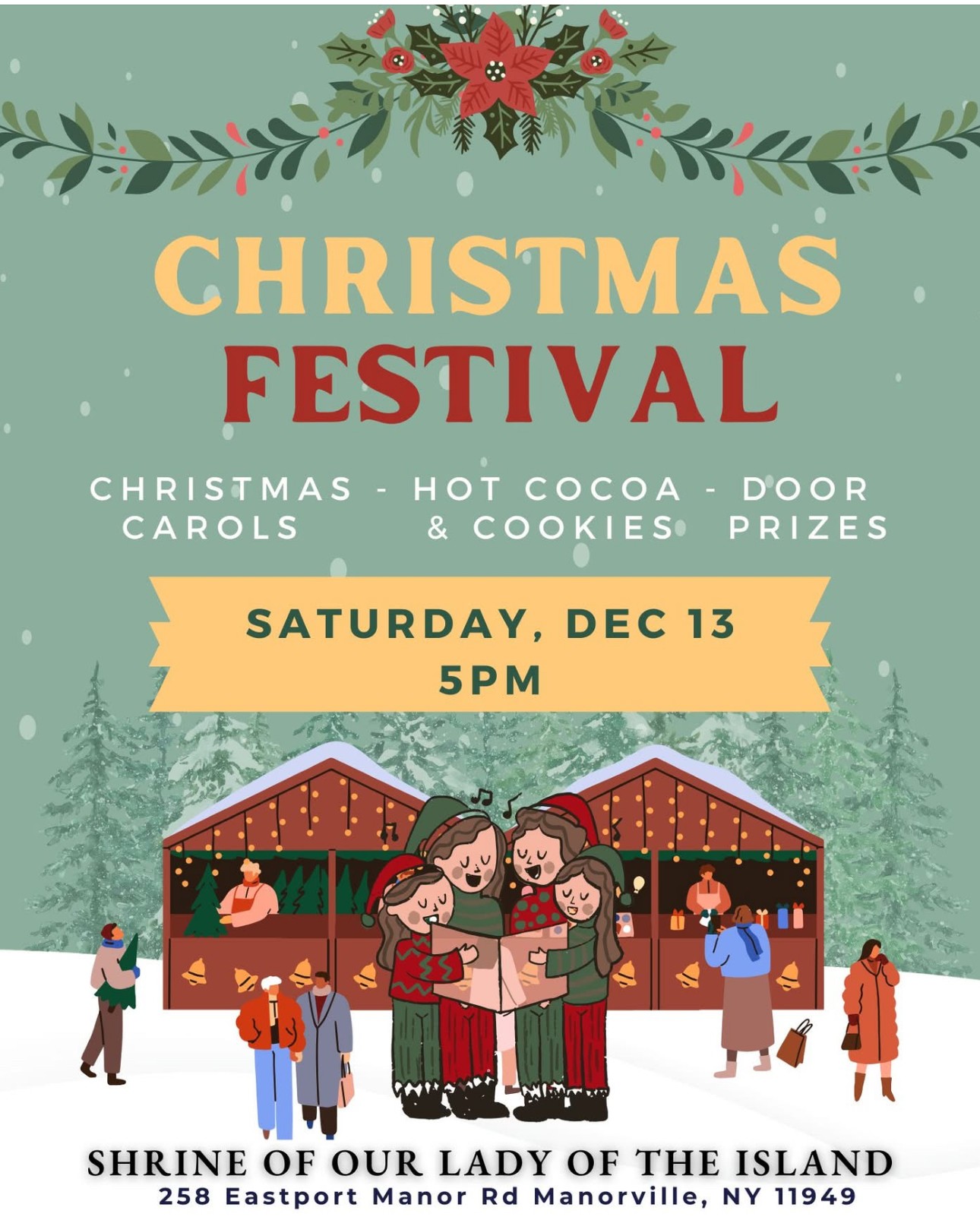 Shrine of Our Lady of the Island Christmas Festival, Manorville, NY