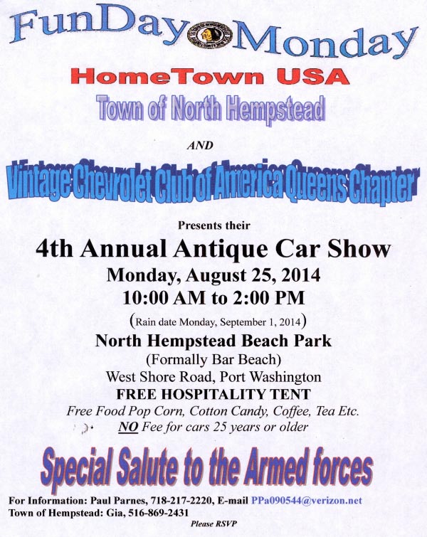 4th Annual Antique Car Show, Port Washington, NY