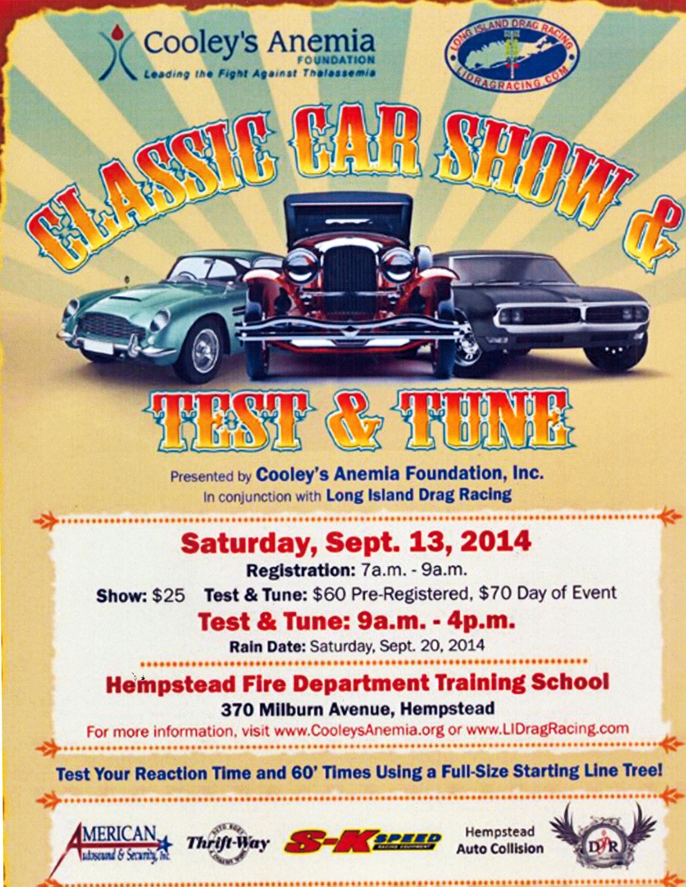 Classic Car Show & Test & Tune, Hempstead, NY