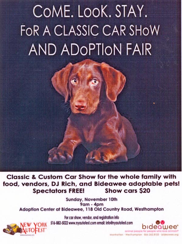 New York Autofest Bideawee Adoption Event and Car Show, Westhampton, NY