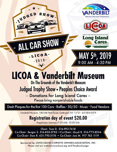 LICOA & Vanderbilt Museum Car Show, Centerport, NY