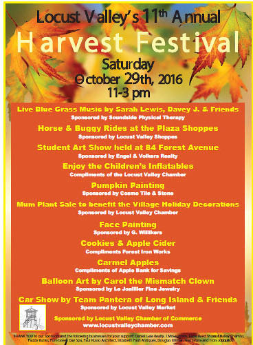 Locust Valley Harvest Festival & Car Show, Locust Valley, NY