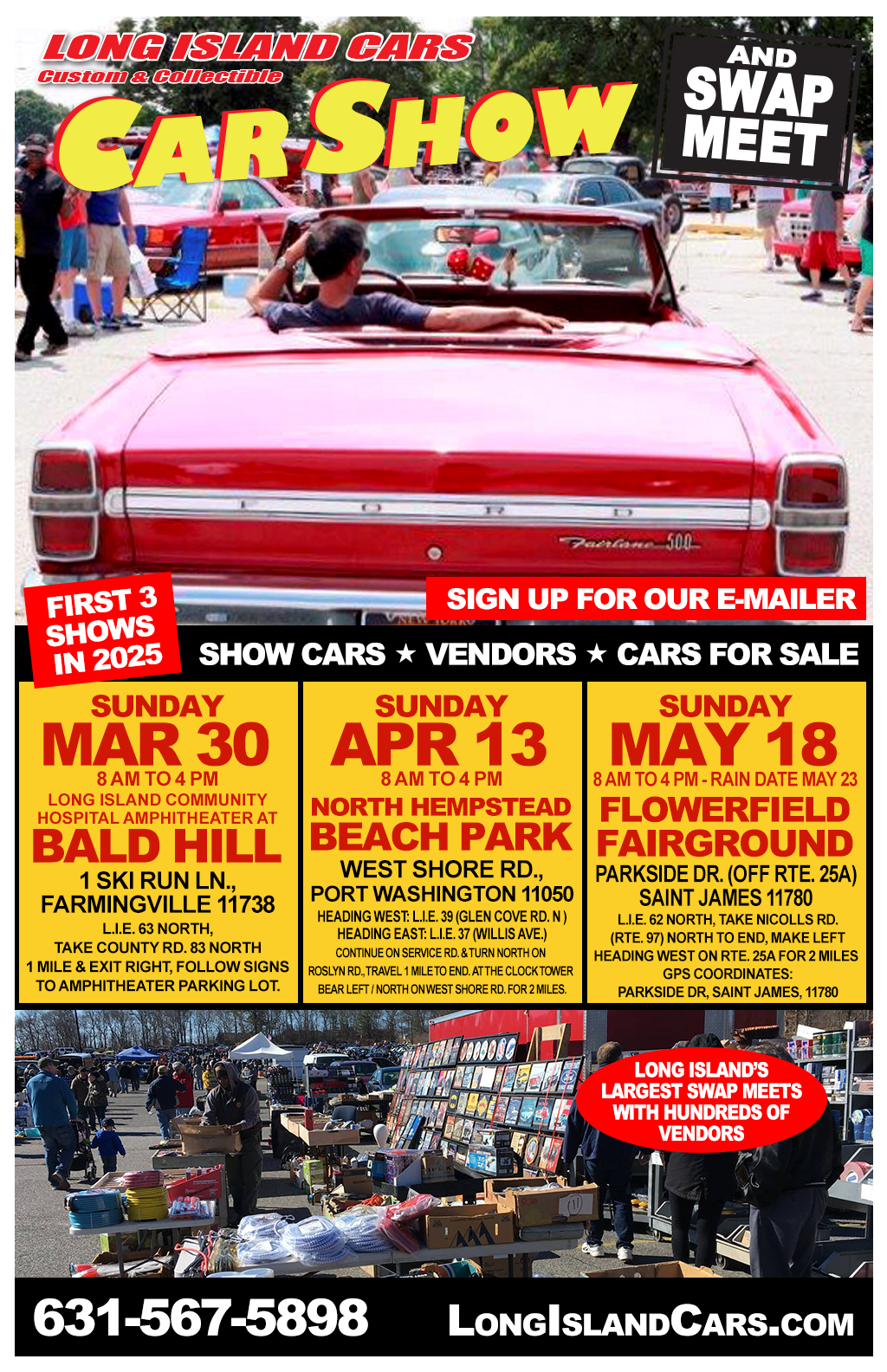 The Long Island Cars Car Show & Swap Meet, Farmingville, NY