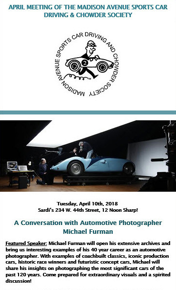 Madison Avenue Sports Car Driving & Chowder Society Event, NYC, NY