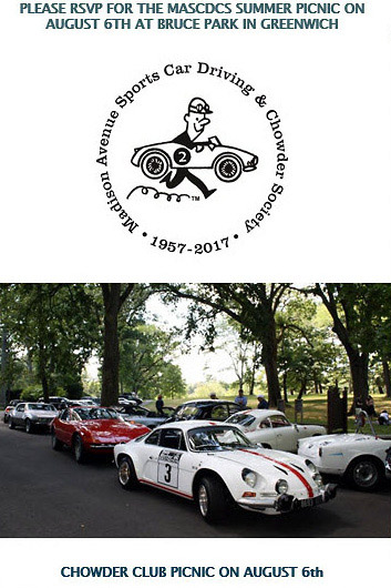 MASCDCS Chowder Club Picnic,Greenwich, Ct.