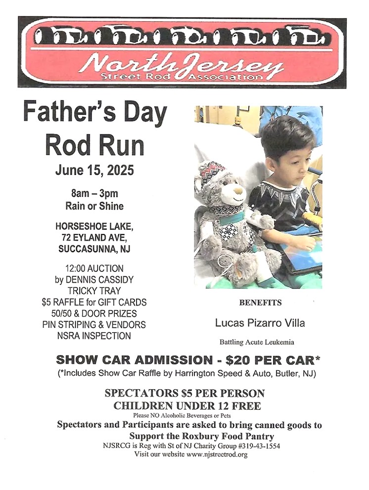 North Jersey Street Rod Association Father’s Day Run & Meet, Succasunna, NJ