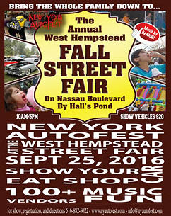 New York AutoFest West Hempstead Annual Fall Street Fair & Car Show, West Hempstead, NY