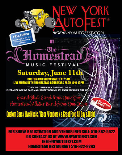 NY Autofest @The Homestead Music Festival, Oyster Bat, NY