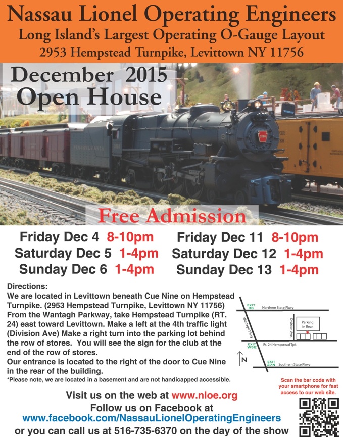 Nassau Lionel Operating Engineers Open House, Levittown, NY