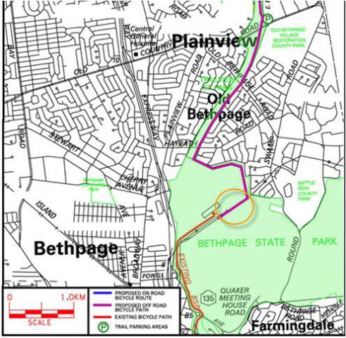 Bethpage Bike Trail Map Vanderbilt Cup Races - Blog - Bikeway Construction Uncovers The Motor  Parkway In Bethpage State Park Buried For Over 50 Years