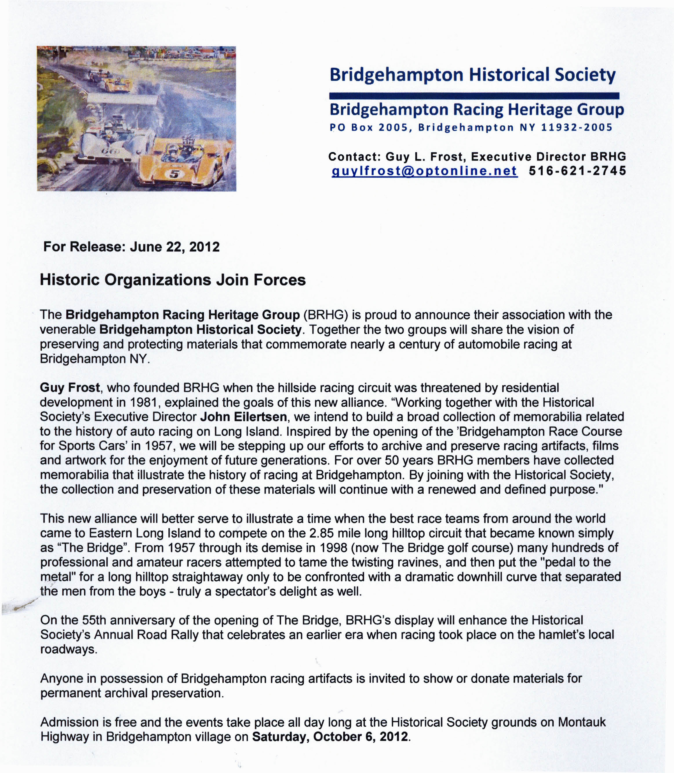 Bridgehampton Historic Organizations Join Forces