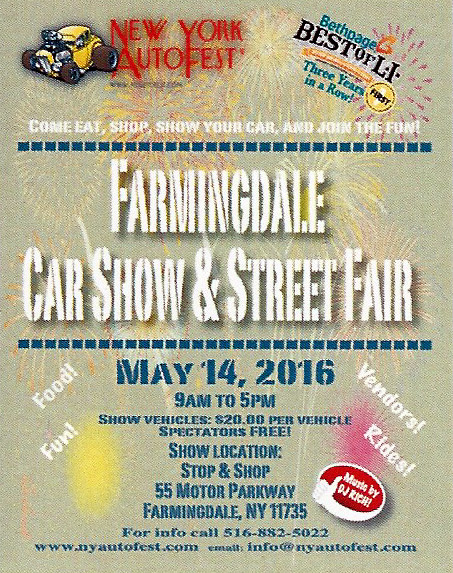 Farmingdale Car Show & Street Fair, Farmingdale, NY