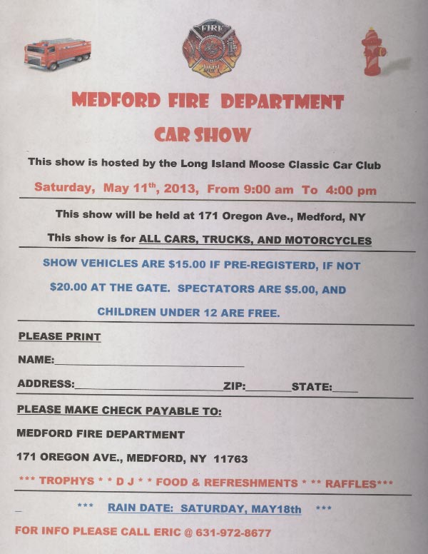 Medford Fire Department, Medford, NY