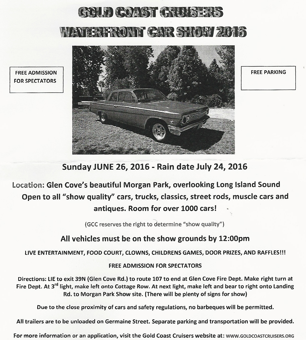 2016 Gold Coast Cruisers Waterfront Car Show, Glen Cove, NY