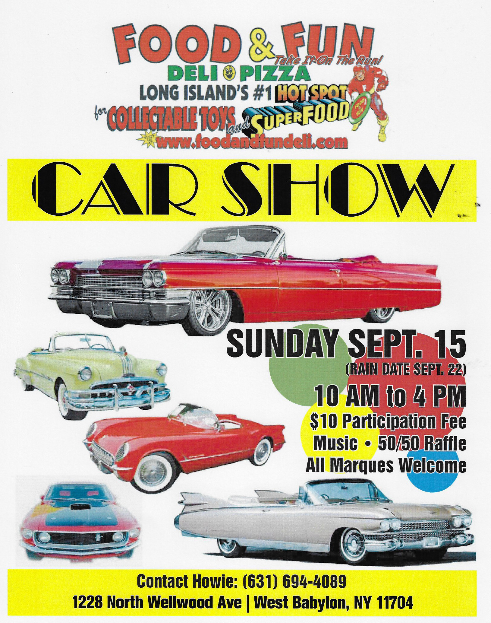 Food & Fun Deli Car Show, West Babylon, NY