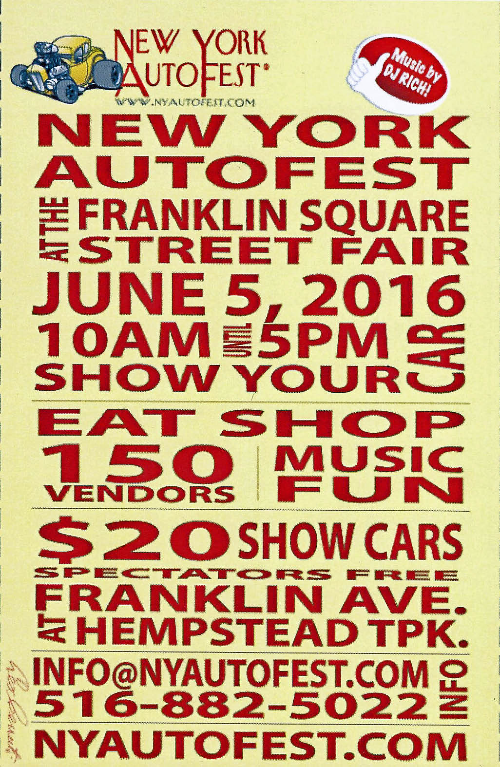 NY Autofest at the Franklin Square Street Fair, Franklin Square, NY