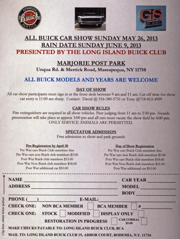 All Buick Car Show, Massapequa, NY