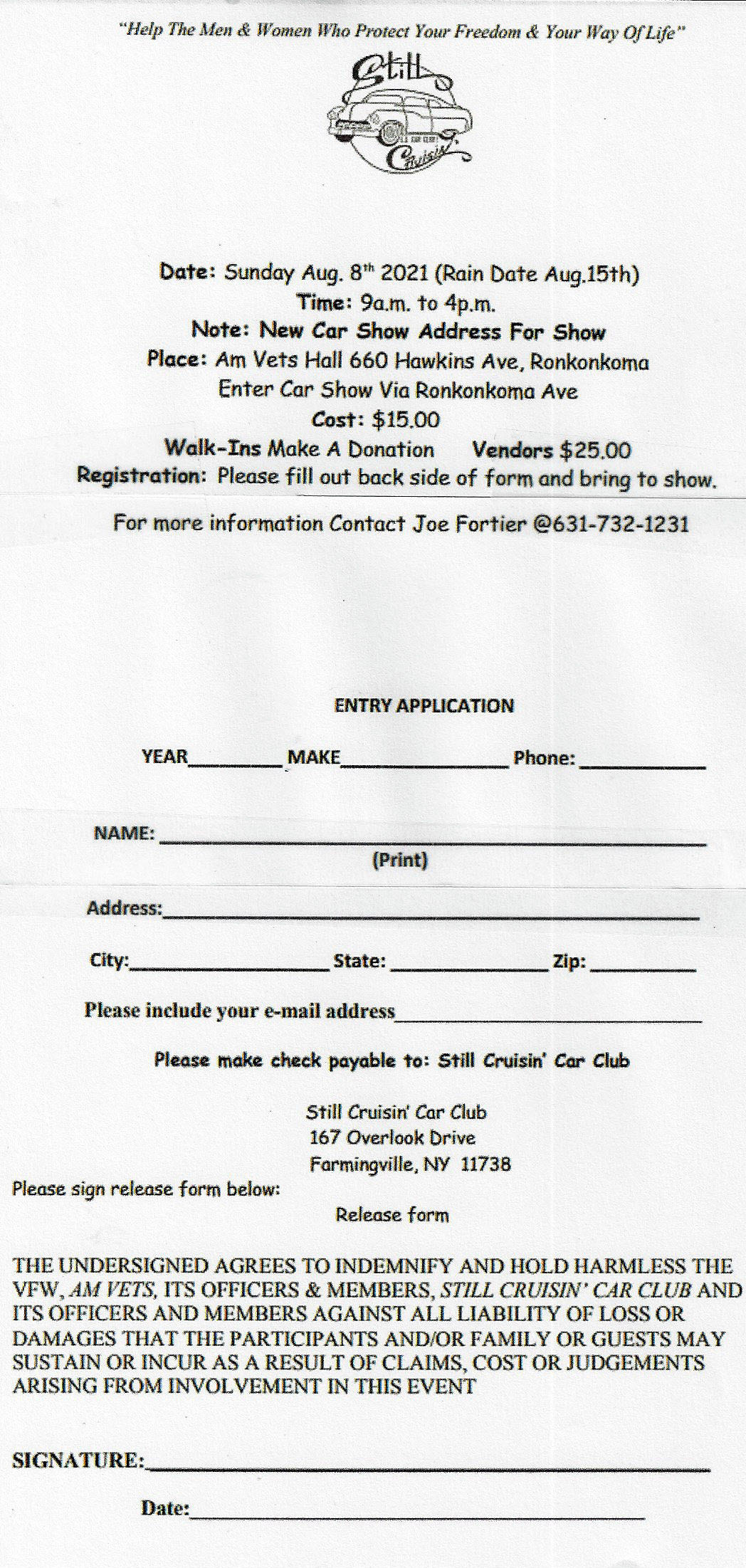 Still Cruisin Car Club Car Show, Ronkonkoma, NY