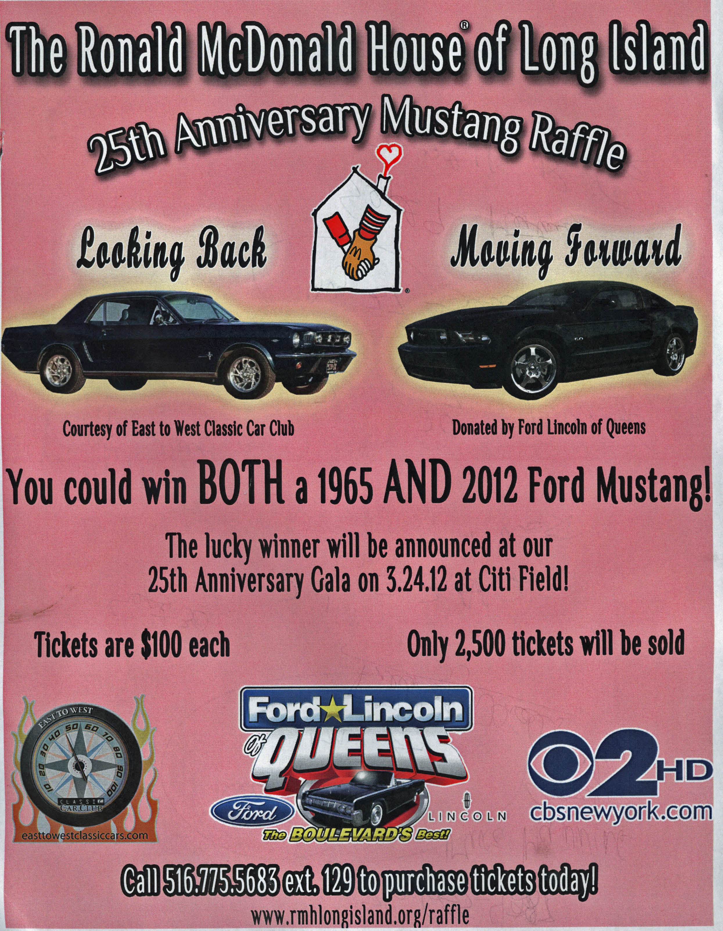 25th Anniversary Mustang Raffle - The Ronald McDonald House of Long Island- Citi Field, Flushing