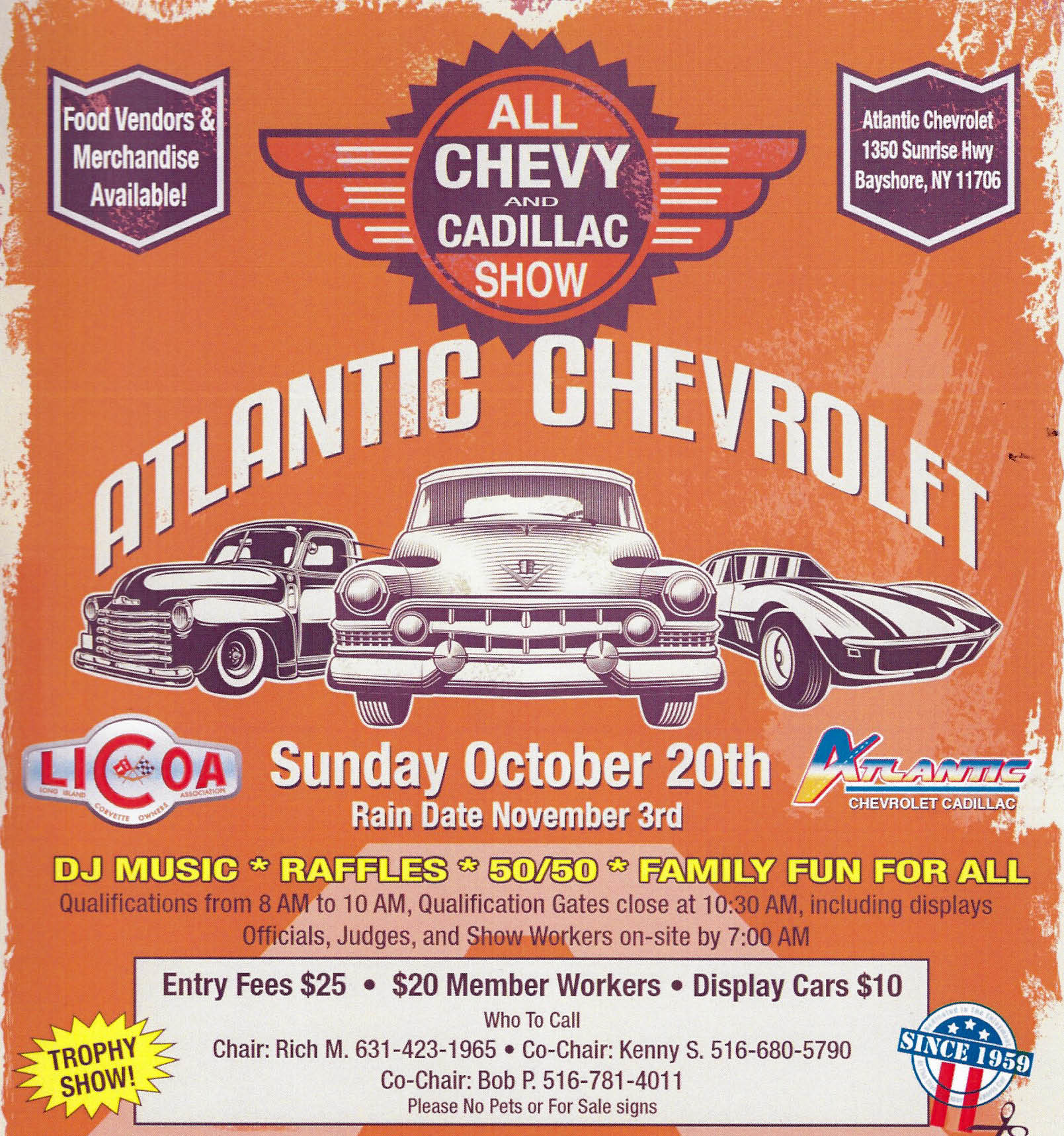 All Chevy and Cadillac Show, Bayshore, NY