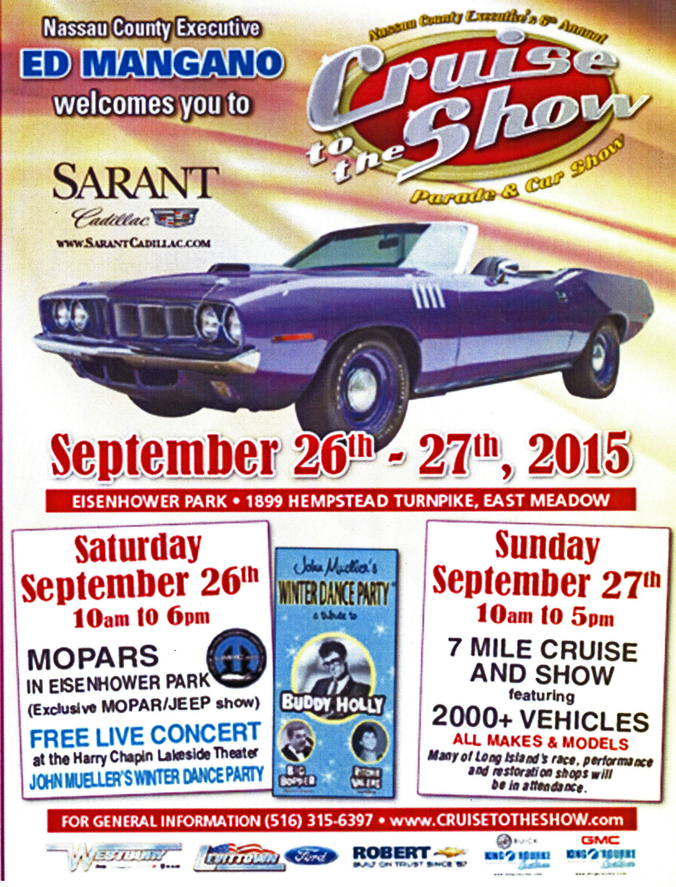 Nassau County’s Executive’s 6th Annual Parade & Car Show, East Meadow, NY