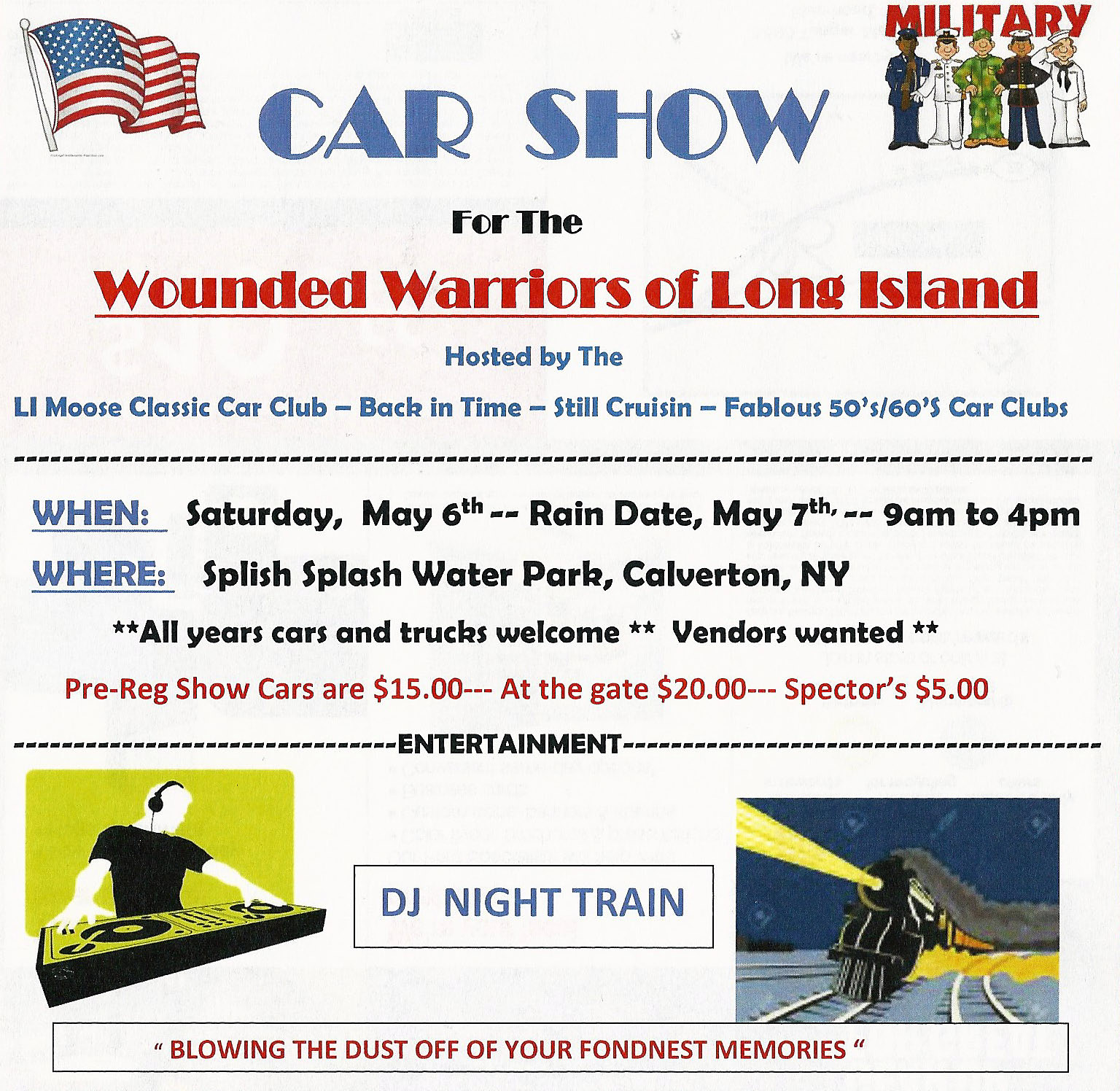 Car Show for the Wounded Warriors of LI, Calverton, NY