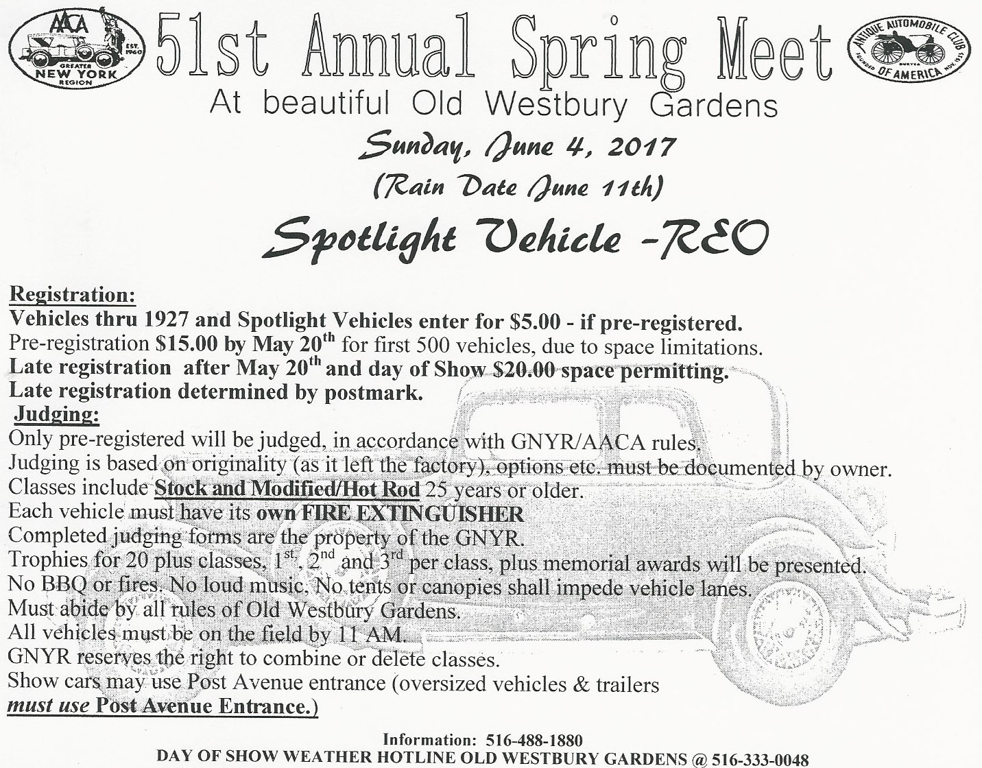 AACA Greater NY Region 51st Annual Spring Meet, Old Westbury, NY