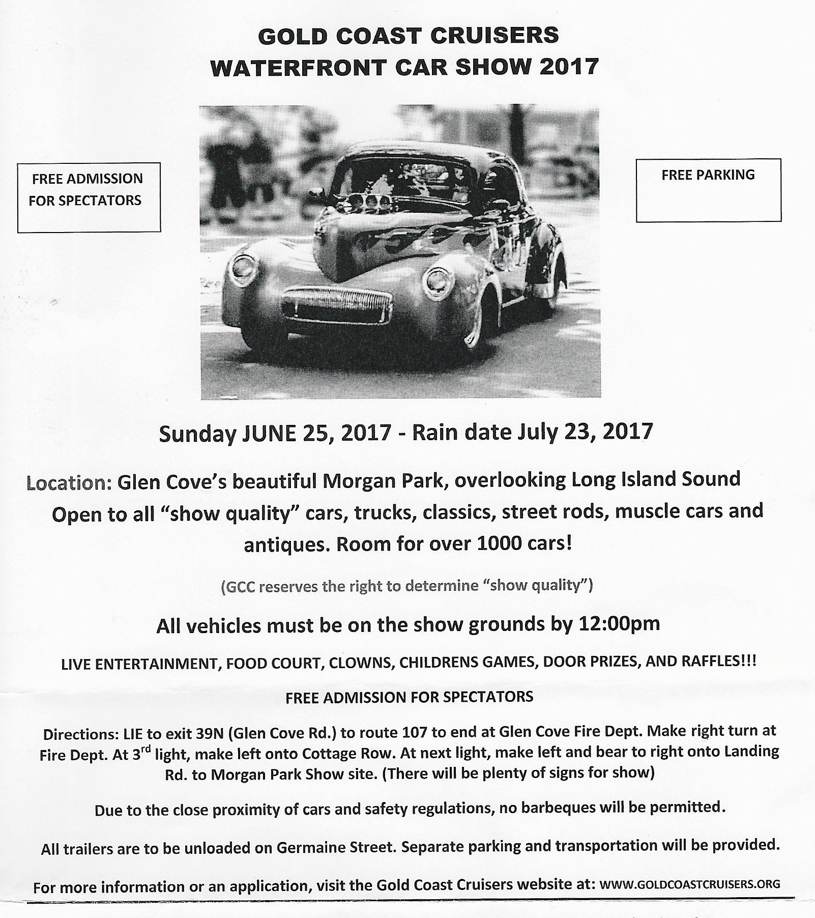 Gold Coast Cruisers Waterfront Car Show 2017, Glen Cove, NY