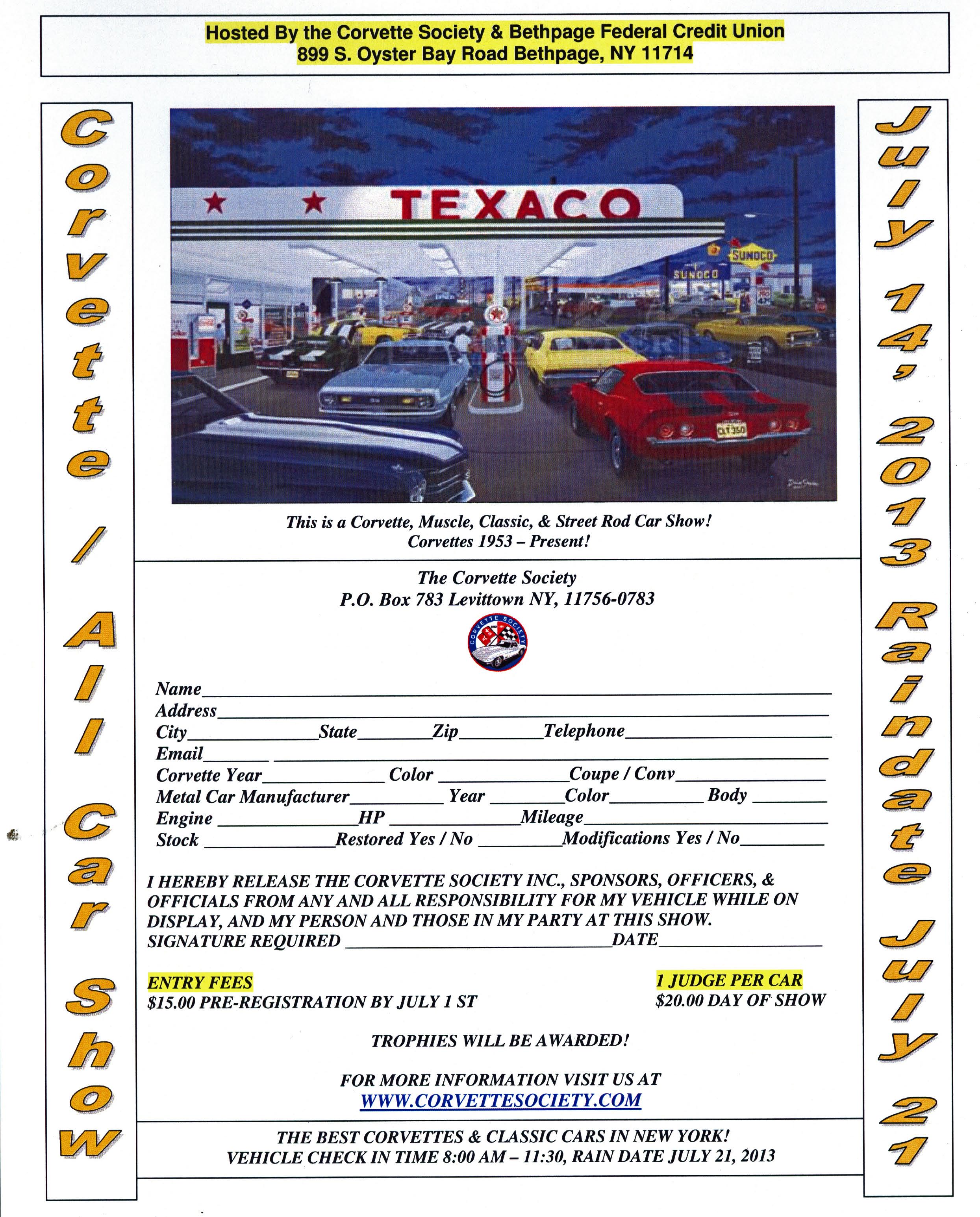 Corvette All Car Show, Bethpage, NY