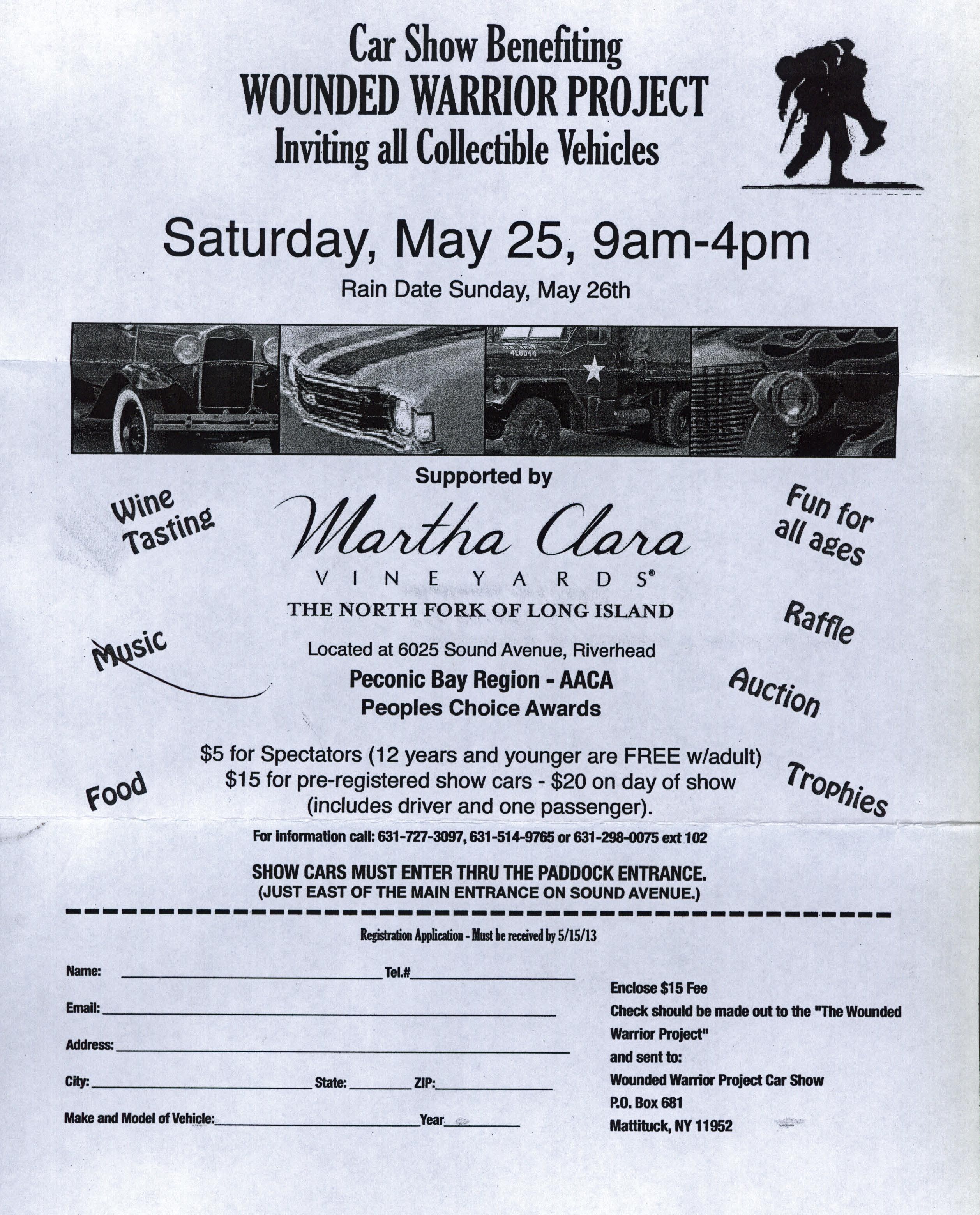 Car Show Benefiting Wounded Warrior Project, Riverhead, NY