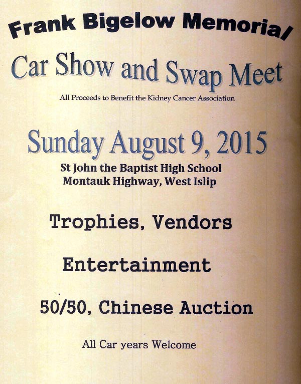 Police Surgeons Benevolent Car Show, S. Huntington, NY