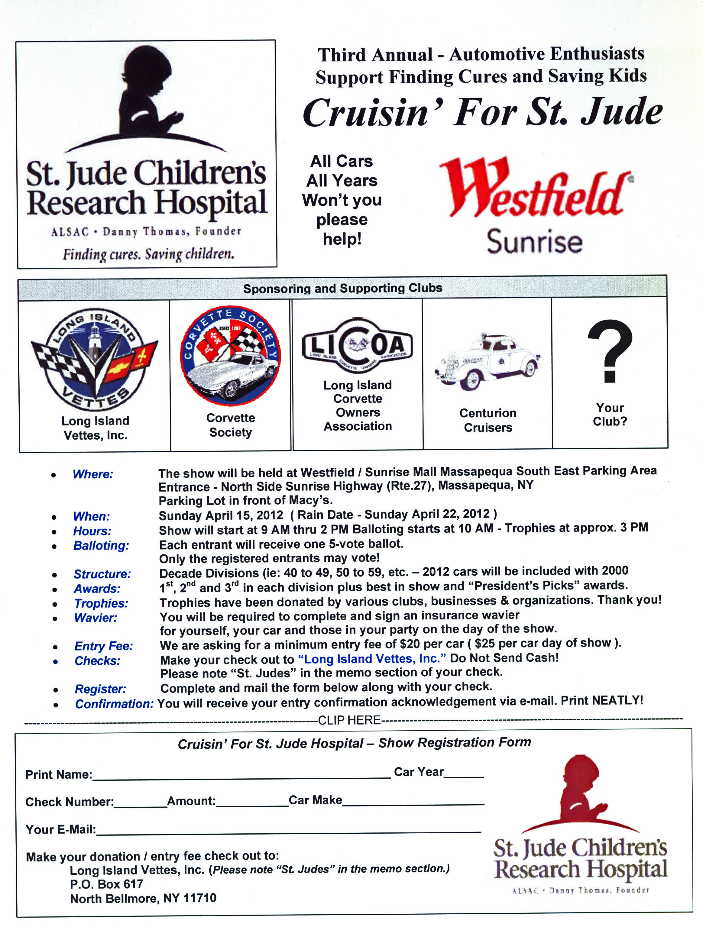 Cruisin’ For St. Jude- Massapequa, NY