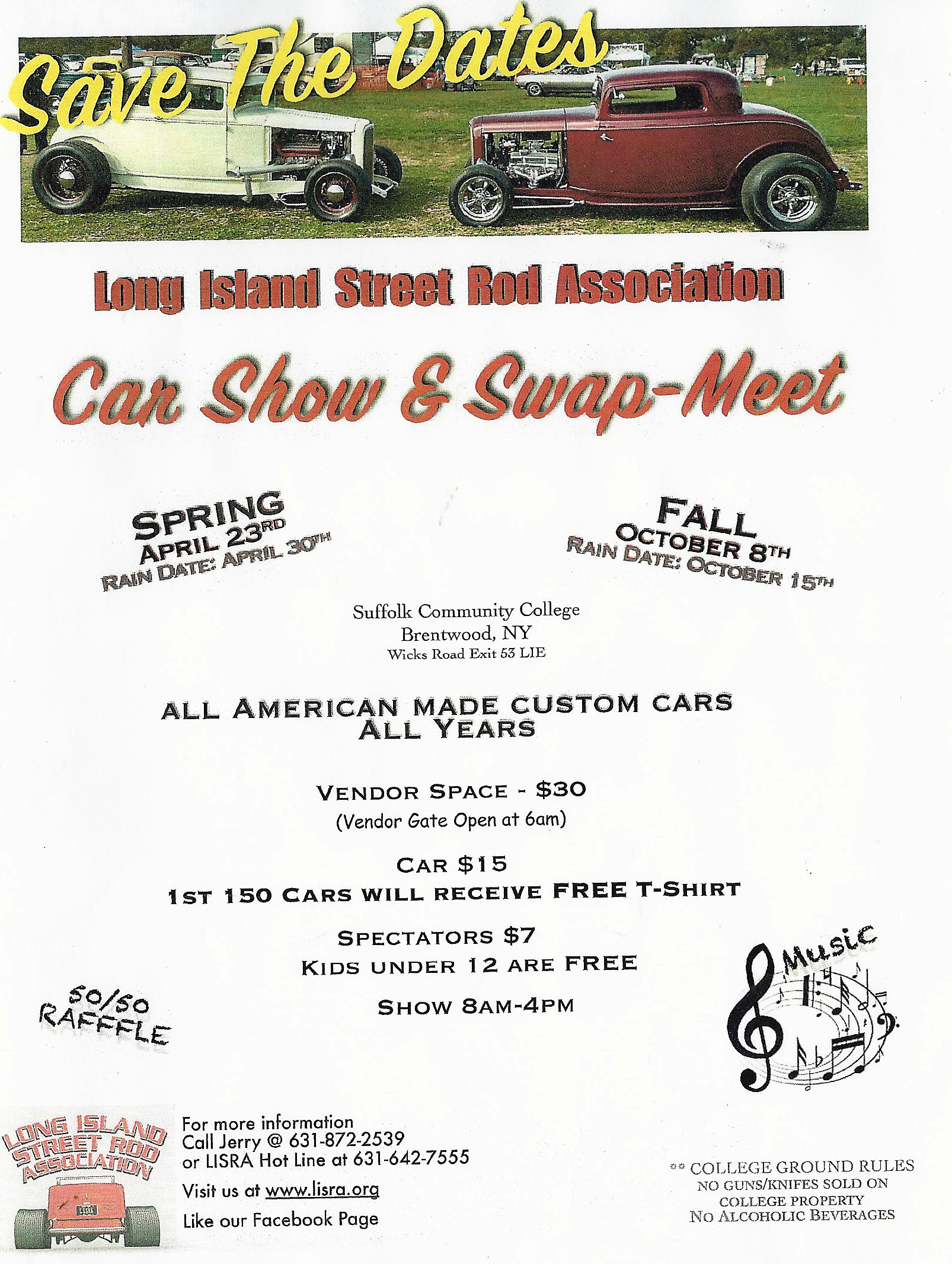 Long Island Street Rod Association Car Show & Swap Meet, Brentwood, NY