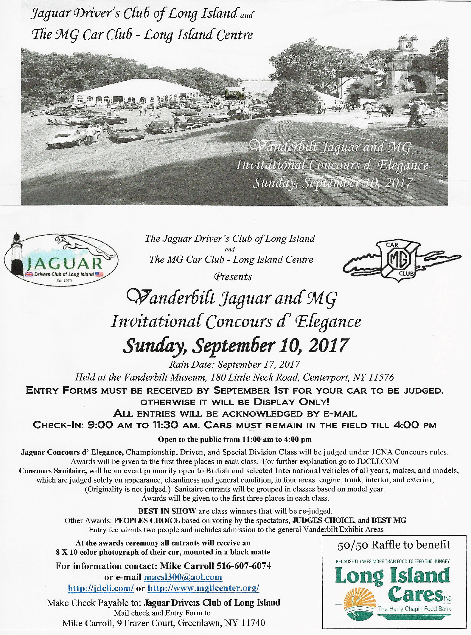 Vanderbilt Jaguar & MG Invitational Concours d’Elegance, Centerport, NY