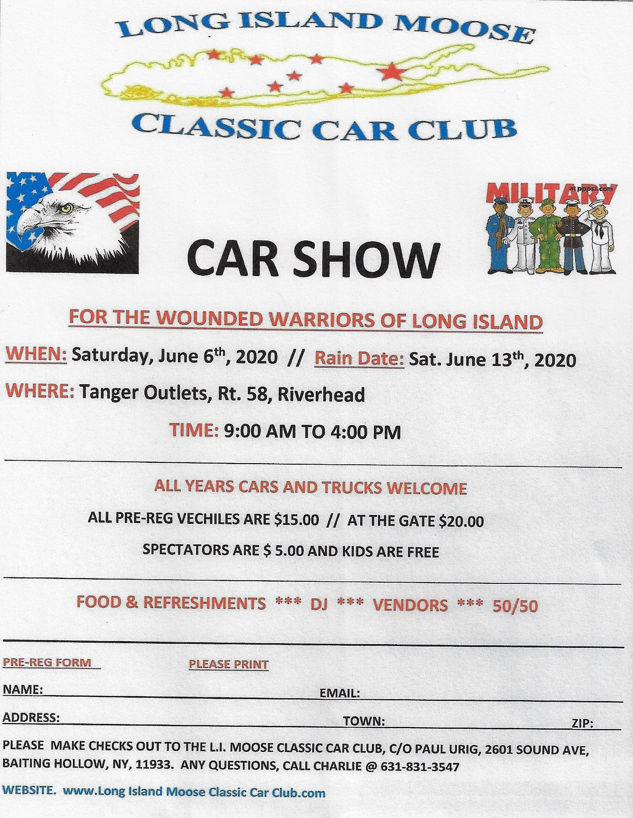 LI Moose Classic Car Club Car Show, Riverhead, NY