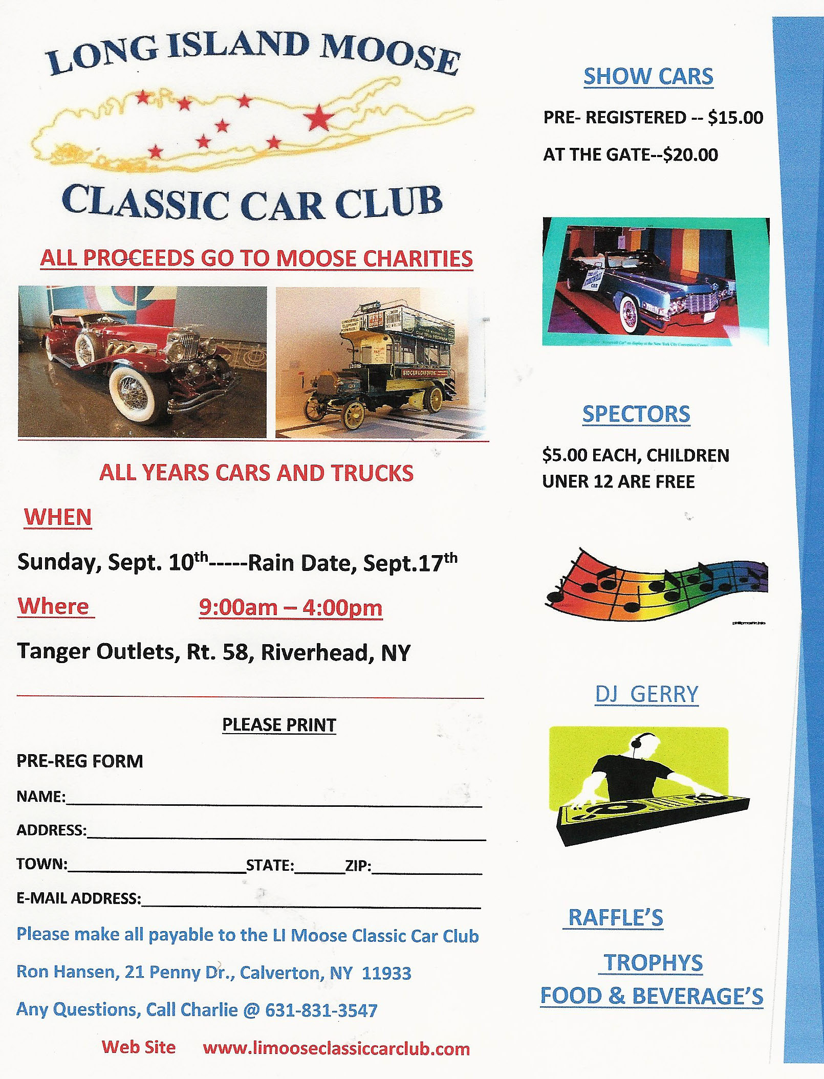 LI Moose Classic Car Club Show, Riverhead, NY