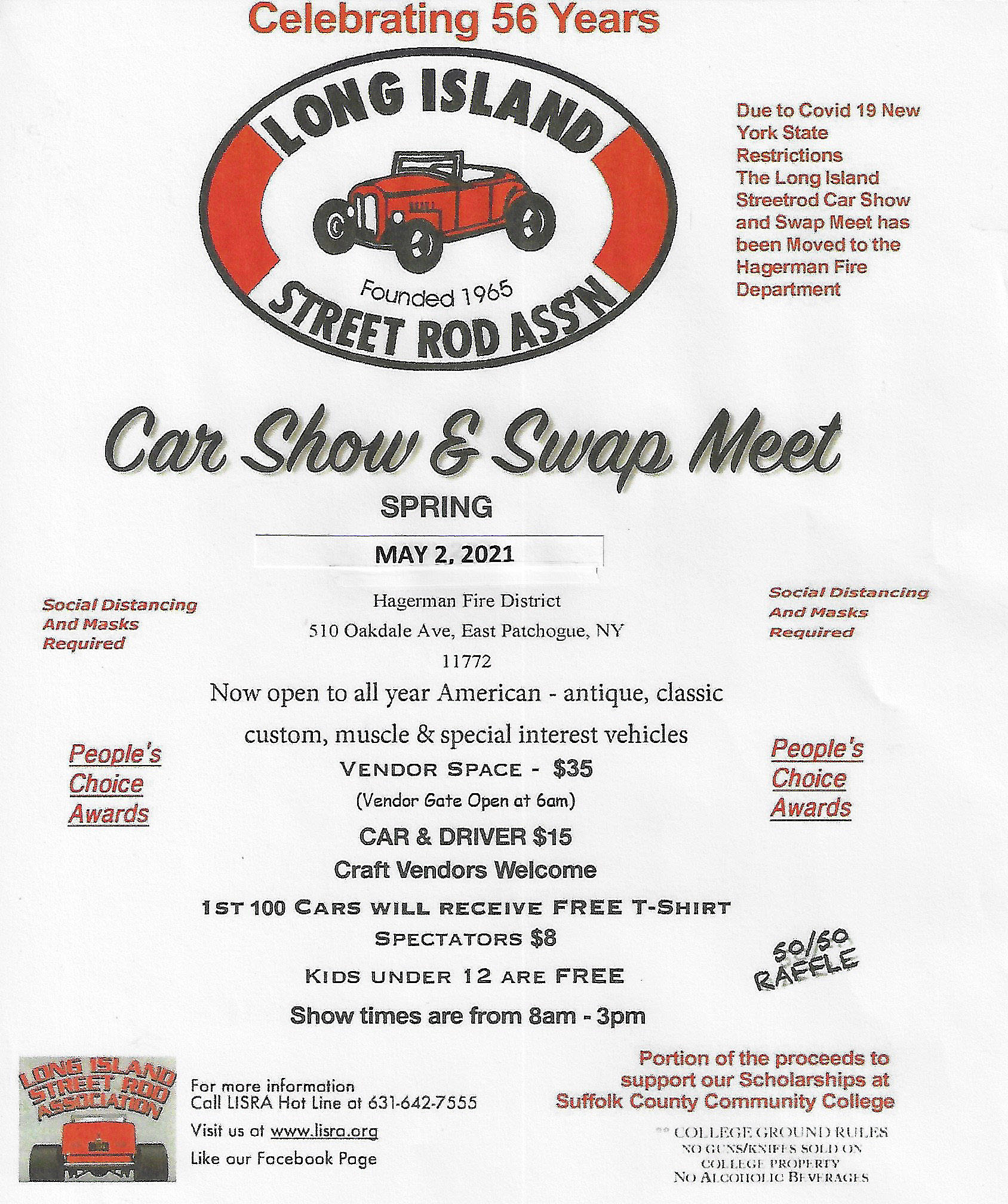 Long Island Street Road Association Car Show & Swap Meet, East Patchogue, NY