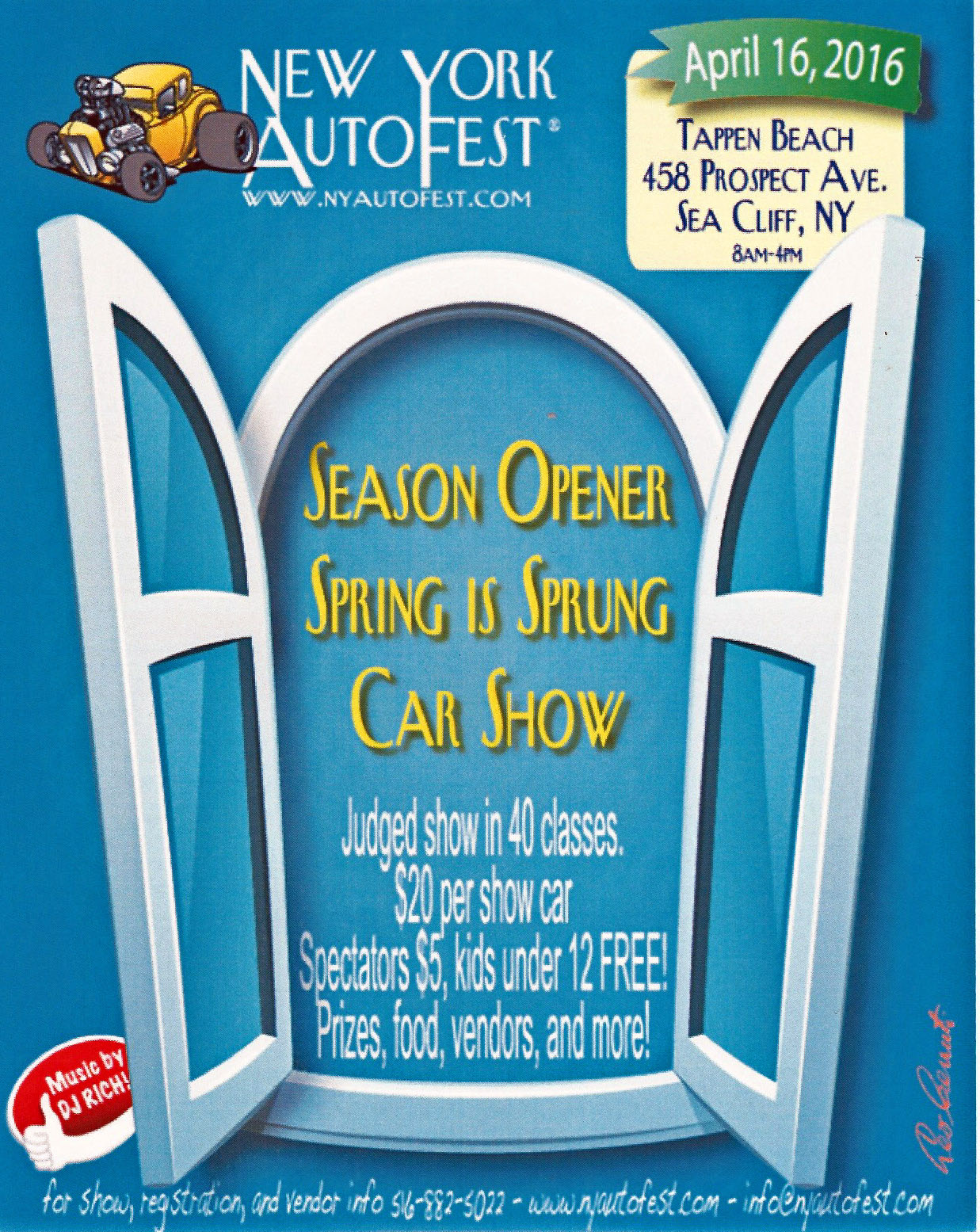 New York Autofest Spring is Sprung Car Show,Sea Cliff, NY