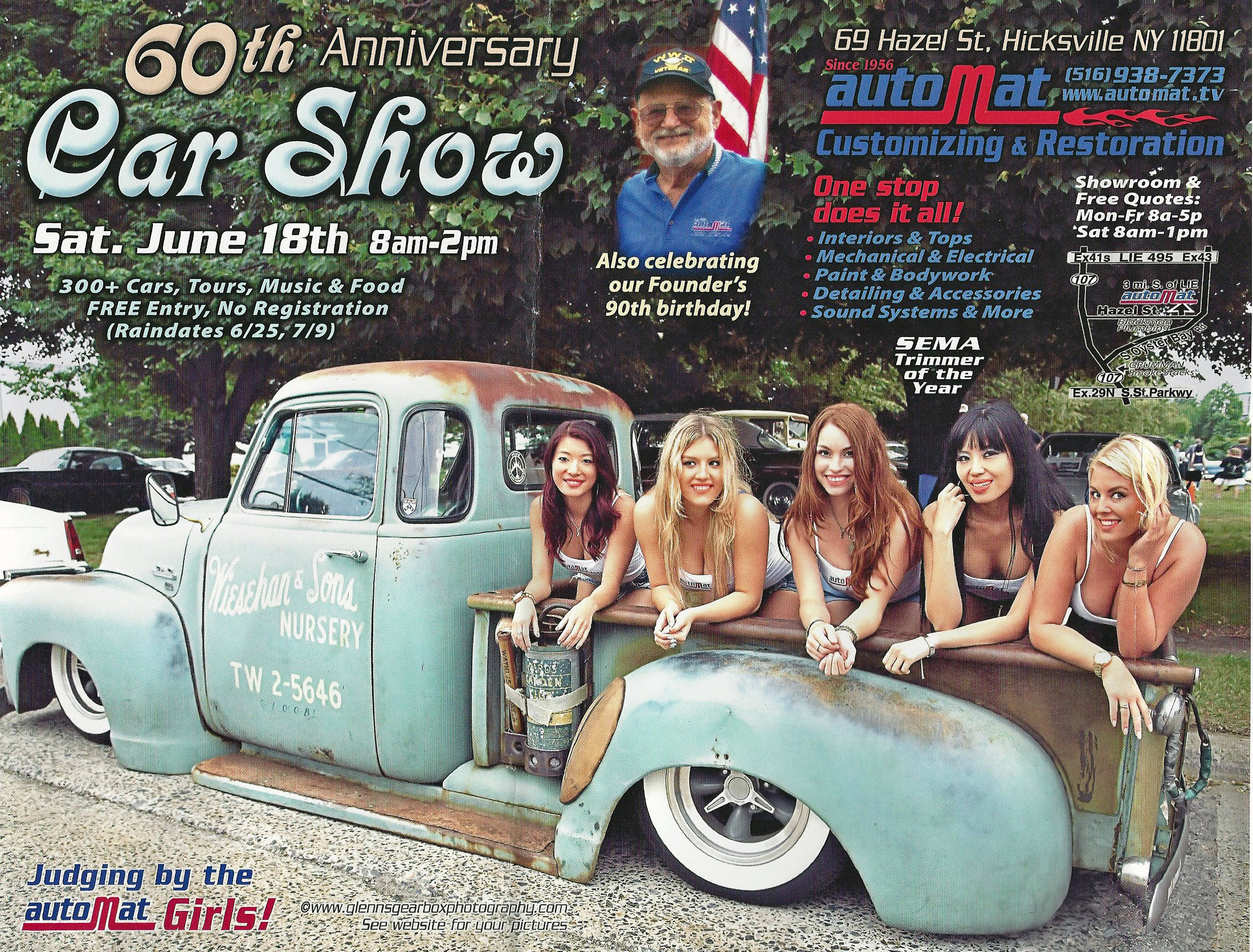 60th Anniversary Car Show at AutoMat, Hicksville, NY